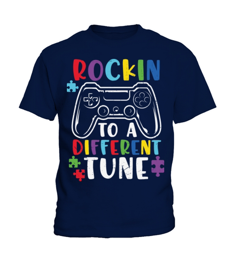 Rocking to a Different Tune Autism Kids T-Shirt