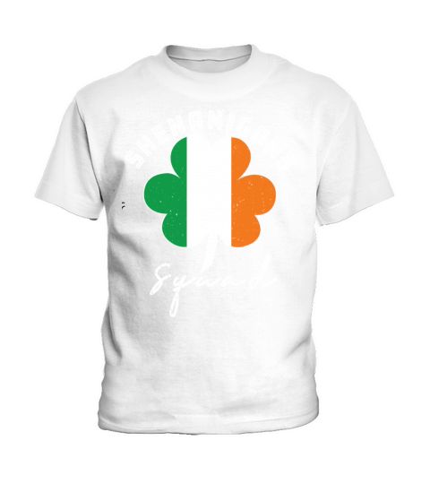 Shenanigans Squad Vintage Irish Shamrock Matching Kids T-Shirt