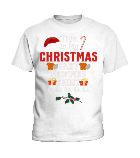 This Is My Christmas Fart Shopping Shirt Kids T-Shirt