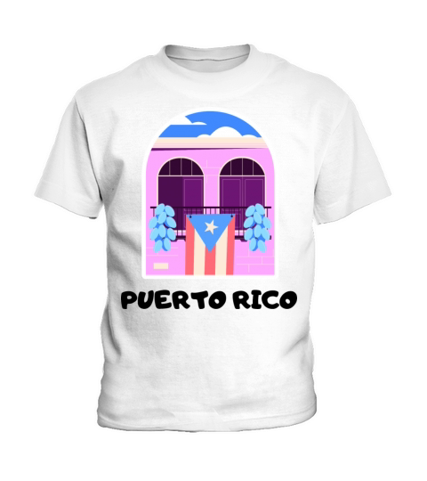 VINTAGE PUERTO RICO TRAVEL T SHIRT Kids T-Shirt