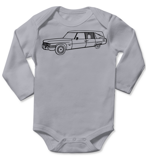 1971 Cadillac Hearse Long Sleeve Baby One-Piece