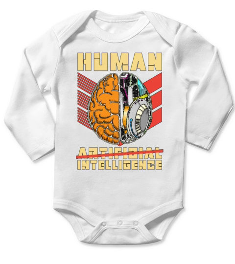 Artificial Intelligence Human Artificial Engineer Long Sleeve Baby One-Piece