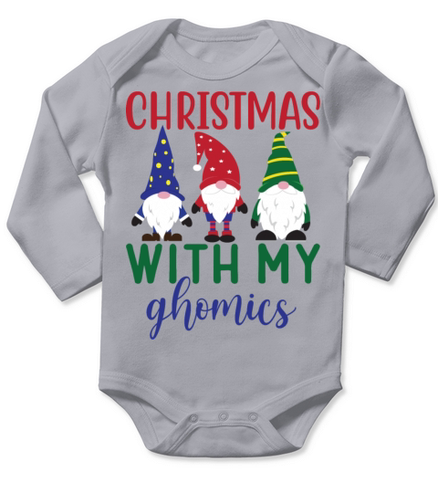 Chillin With My Gnomies Long Sleeve Baby One-Piece