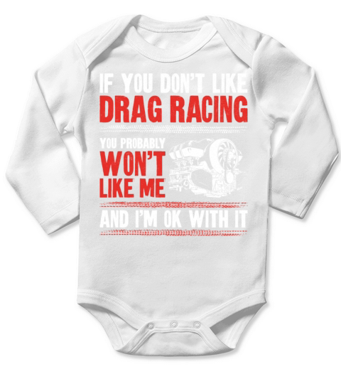 Drag Racing Race Car Vintage If Long Sleeve Baby One-Piece