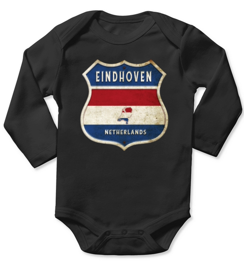 Eindhoven Netherlands coat of arms design Long Sleeve Baby One-Piece