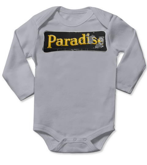 Paradise Motel Route 66 Neon Tucumcari New Mexico Long Sleeve Baby One-Piece