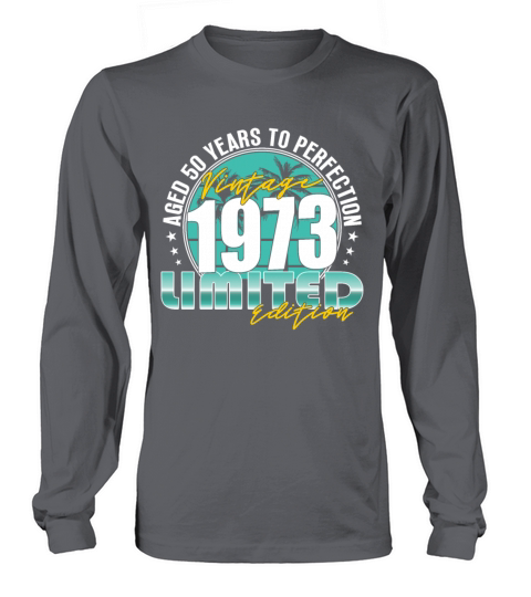 50th birthday vintage 1973 50 years Long sleeved Unisex