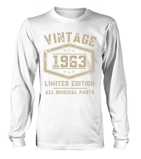 60 Years Vintage 1963 Retro 60th Birthday Long sleeved Unisex