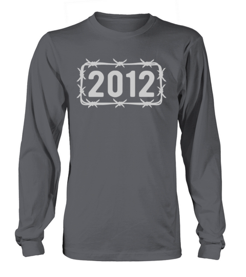 Birthday Vintage 2012 Barbed Wire Long sleeved Unisex
