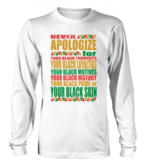 BLM Black African Pride Black History Month Long sleeved Unisex