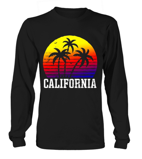California Summer Sun Palms Beach Water Cali Love Long sleeved Unisex