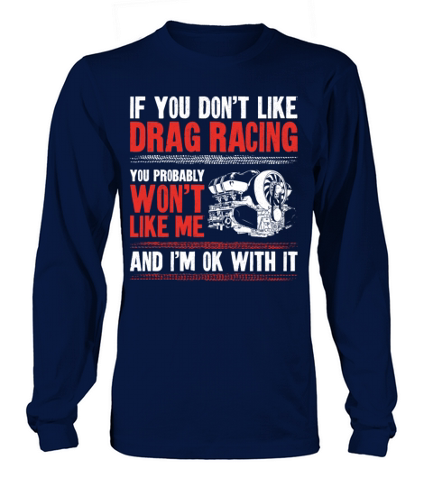Drag Racing Race Car Vintage If Long sleeved Unisex