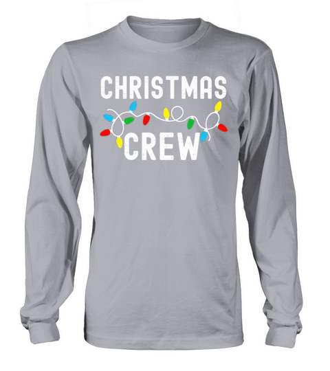 Lights Christmas Crew Funny Family Pajama Outfit Long sleeved Unisex
