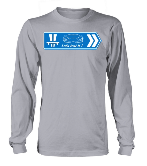 Sportscar lets test it Long sleeved Unisex