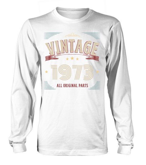 VINTAGE 1973 ALL ORIGINAL PARTS Long sleeved Unisex