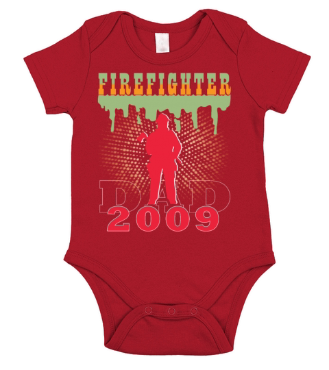 2009 vintage fireman birthday firefighter Short Sleeve Baby One-Piece