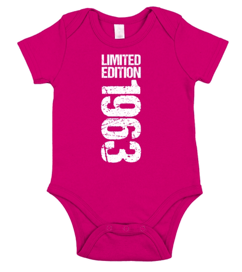 60 Years Vintage 1963 Retro 60th Birthday Short Sleeve Baby One-Piece