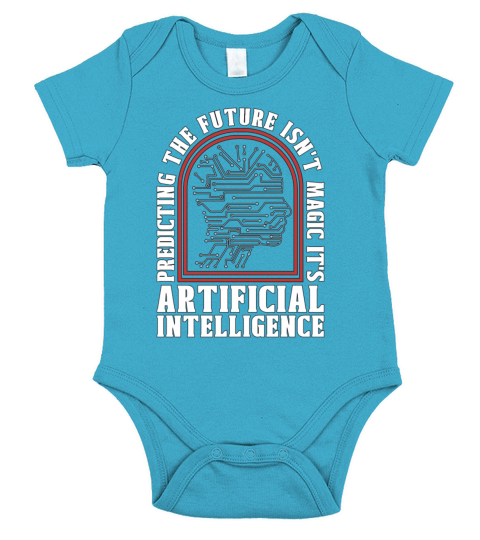 Artificial Intelligence Predicting The Future Short Sleeve Baby One-Piece
