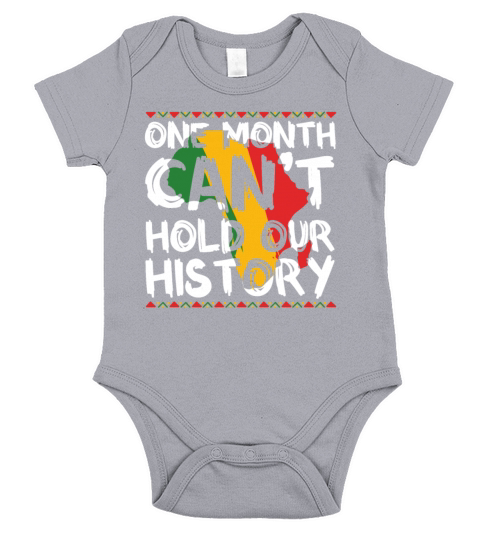 Black History Month USA Afro America African Short Sleeve Baby One-Piece