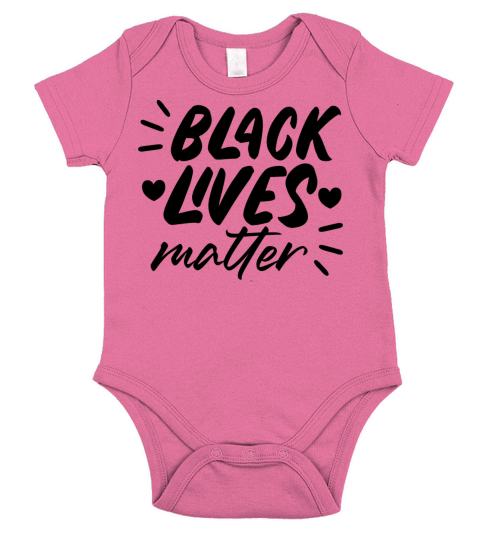 black lives matter 2 Short Sleeve Baby One-Piece