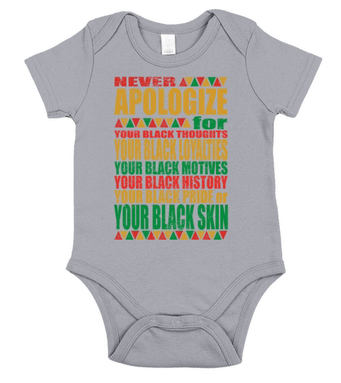 BLM Black African Pride Black History Month Short Sleeve Baby One-Piece