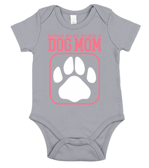 Busy Being A Dog Mom Dogs Owner Short Sleeve Baby One-Piece