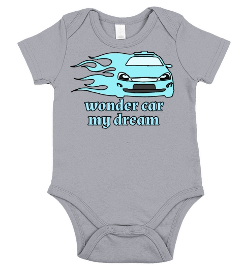 Car logo with typography Short Sleeve Baby One-Piece