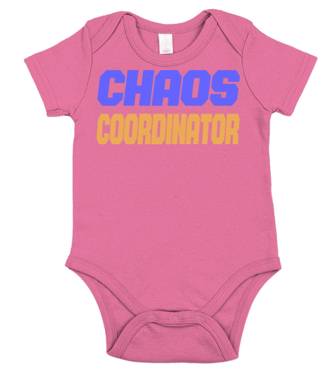 CHAOS COORDINATOR Short Sleeve Baby One-Piece