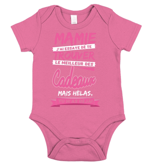 Grandmom We Tried Find Funny Quote Mothers Day Short Sleeve Baby One-Piece