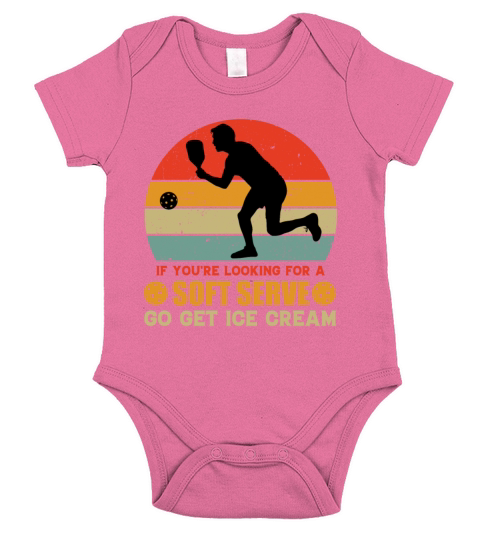 If Youre Looking For A Soft Serve Fun Pickleball Short Sleeve Baby One-Piece