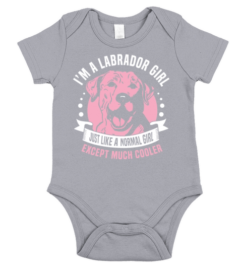 Im a Labrador girl Short Sleeve Baby One-Piece