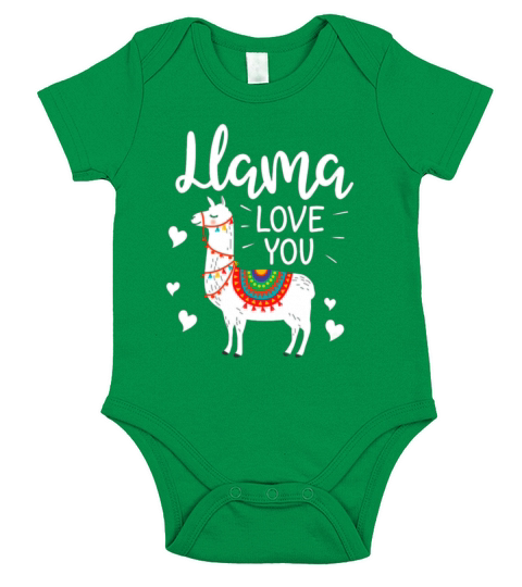 Lama Love You Short Sleeve Baby One-Piece