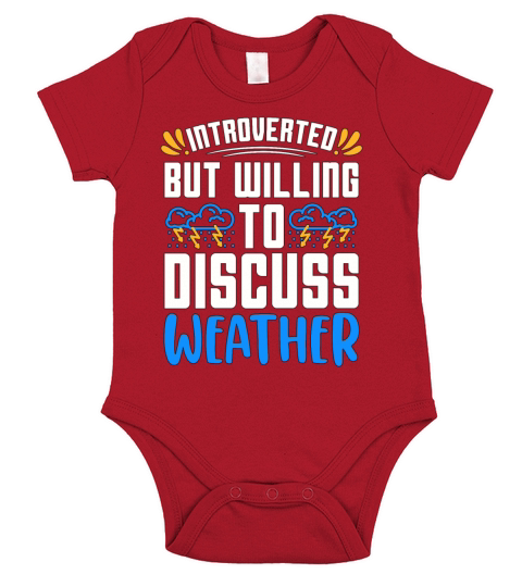 Meteorology Introverted But Willing To Forecasting Short Sleeve Baby One-Piece