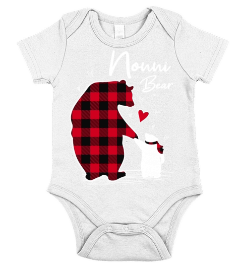 Nonni Bear Short Sleeve Baby One-Piece