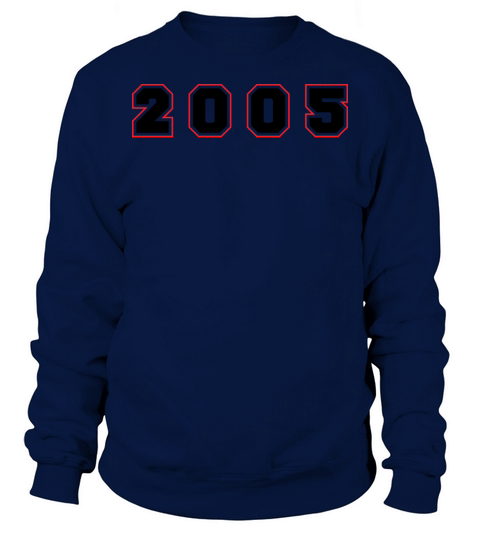 2005 Year Number Sweatshirt Unisex