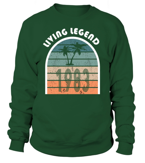 40th birthday living legend 1983 vintage 1983 Sweatshirt Unisex