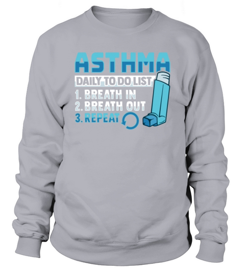 Albuterol Asthma Inhaler Design for an Asthmatic Sweatshirt Unisex