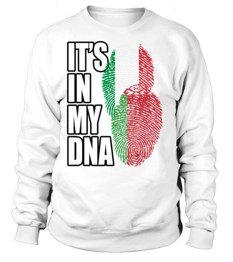 Belarusian And Italian Mix Heritage DNA Flag Sweatshirt Unisex