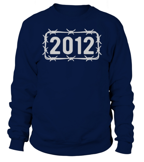 Birthday Vintage 2012 Barbed Wire Sweatshirt Unisex