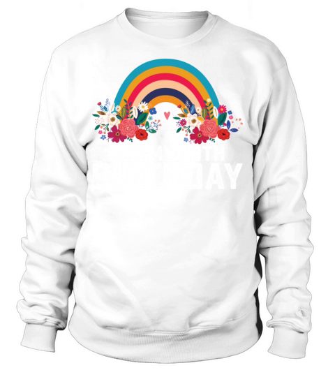 Boho Rainbow Its My 69th Birthday Sweatshirt Unisex