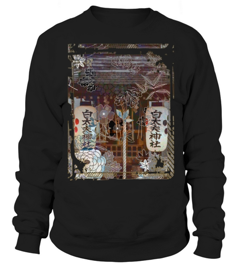 Japan Worship Place Collage Art 90 Sweatshirt Unisex