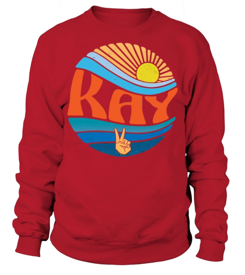 Kay Shirt Vintage Sunset Kay Groovy Tie Dye Sweatshirt Unisex