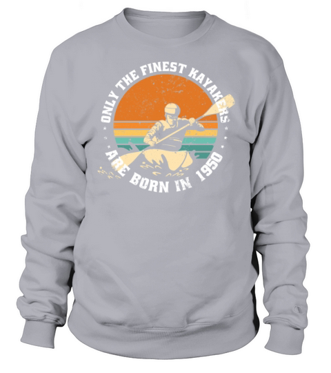 Kayak-Rafting KAYAKER Vintage 1950 Birthday Sweatshirt Unisex