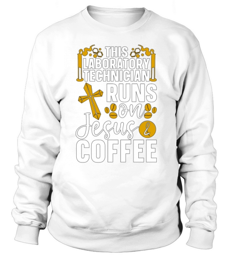 Lab Tech Chemist Laboratory Tech Coffee Technician Sweatshirt Unisex