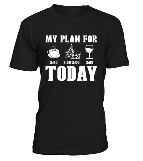 Cutting Horse My Plan For Western Riding Horseman T-Shirt Unisex