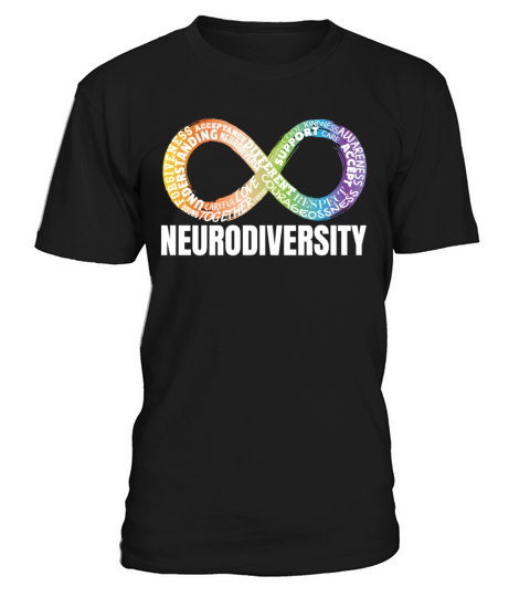 Neurodiversity Infinity Spectrum Autism Awareness T-Shirt Unisex