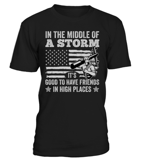 Thank A Lineman Quote Electrical Lineman T-Shirt Unisex