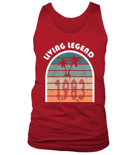 40th birthday living legend 1983 vintage 1983 Tank Top Unisex
