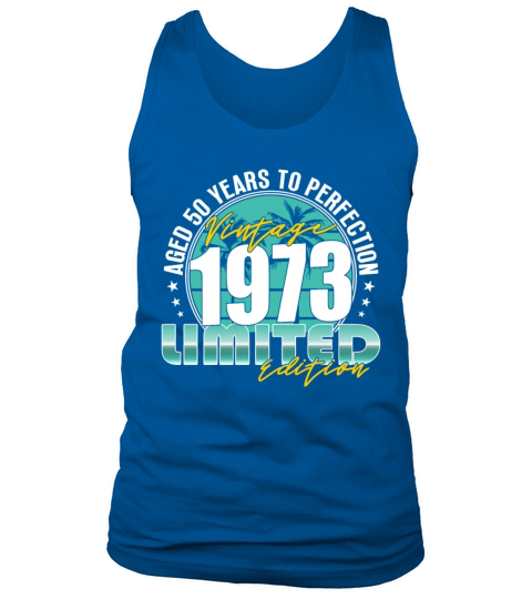 50th birthday vintage 1973 50 years Tank Top Unisex