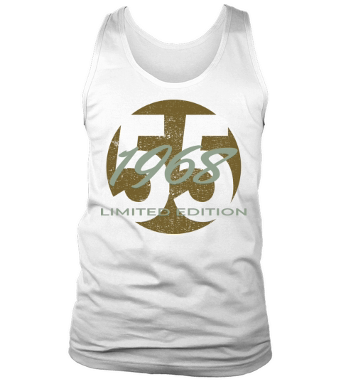 55th birthday men women 55 years 1968 vintage Tank Top Unisex